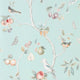 Fruit Aviary Country Woodland Duck Egg and Multi Wallpaper by Sanderson