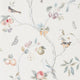 Fruit Aviary Country Woodland Cream and Multi Wallpaper by Sanderson