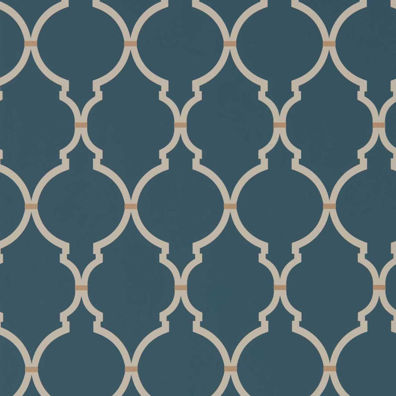 216338 ( DART216338 ) Empire Trellis Water Garden Wallpaper by Sanderson