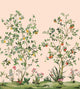 Citrus Grove Mural Pink Daisy Bennett Wallpaper by Galerie