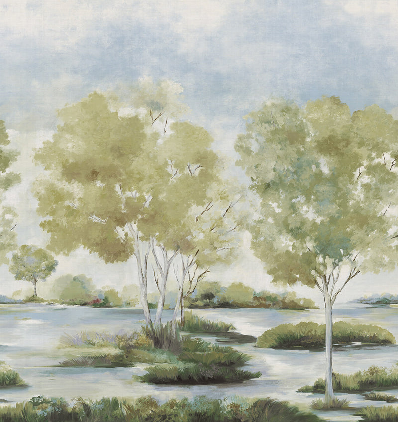 Savannah Mural Multicolours Wallpaper by Galerie