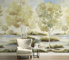 Savannah Mural Multicolours Wallpaper by Galerie