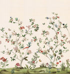 Chinoiserie Magnolia Mural Multicolours Wallpaper by Galerie