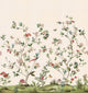 Chinoiserie Magnolia Mural Multicolours Wallpaper by Galerie