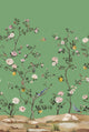 Blossom Mural Green Daisy Bennett Wallpaper by Galerie