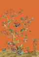 Tanzania Tree of Life Mural Orange Daisy Bennett Wallpaper by Galerie