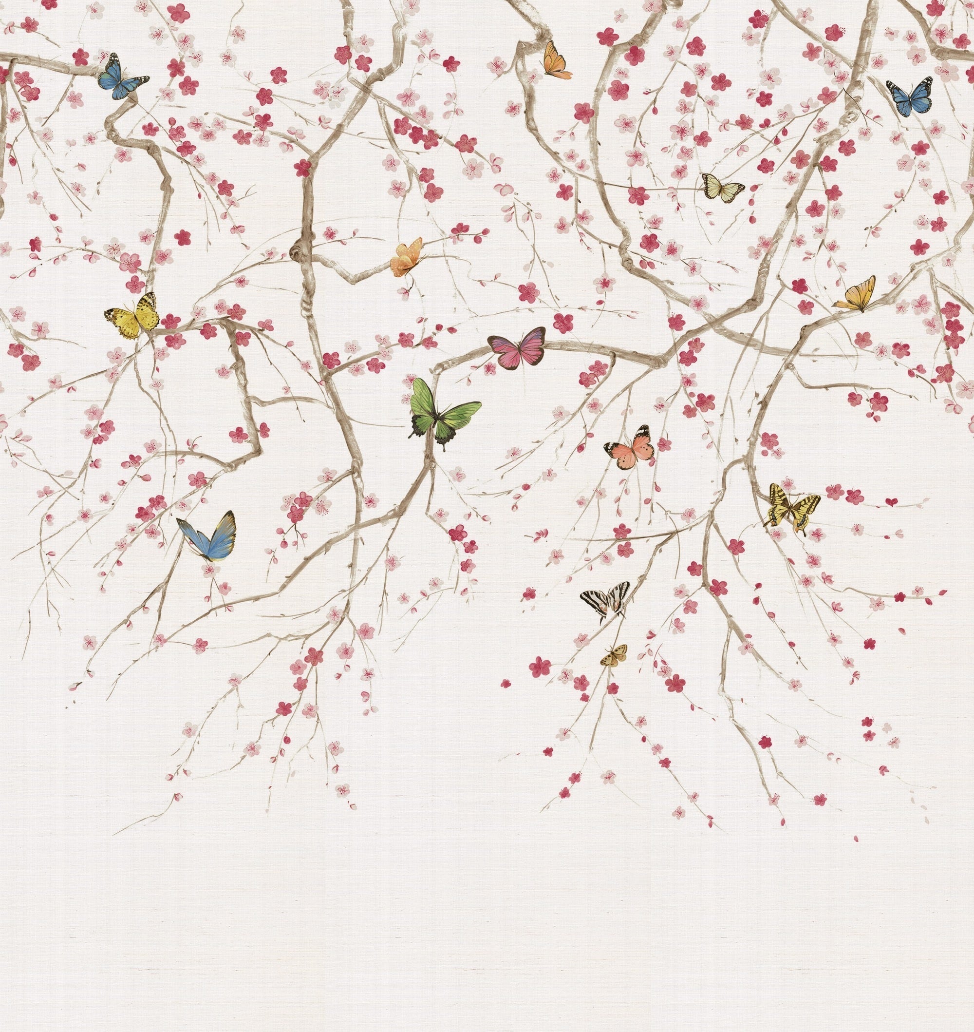 Butterfly Delight Multicolours Wallpaper by Galerie