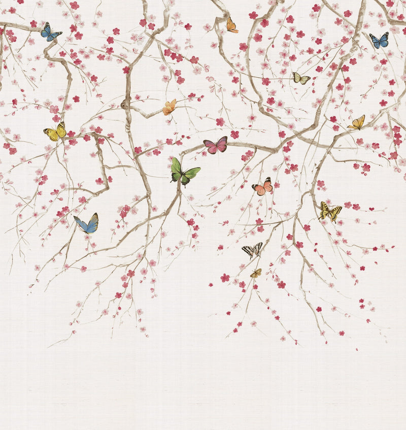 Butterfly Delight Multicolours Wallpaper by Galerie