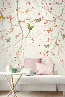 Butterfly Delight Multicolours Wallpaper by Galerie