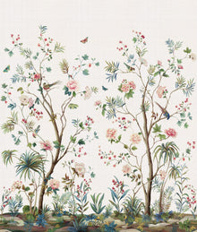 Charleston Garden Mural Multicolours Wallpaper by Galerie