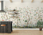 Charleston Garden Mural Multicolours Wallpaper by Galerie
