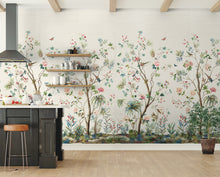 Charleston Garden Mural Multicolours Wallpaper by Galerie