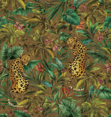 Exotica Mural Browns & Taupes Wallpaper by Galerie