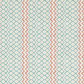 Khes Curios Udaipur Blue/Aleppo Pepper Wallpaper by Sanderson