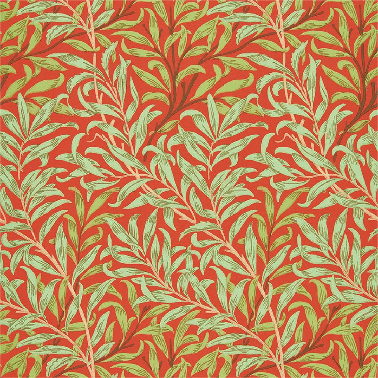 DBPW216951 Willow Bough Queen Square Wallpaper By Morris & Co
