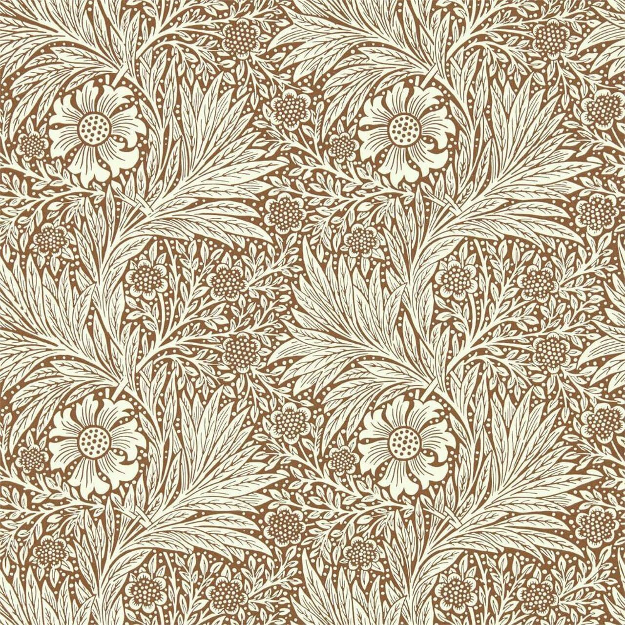 DBPW216955 Marigold Queen Square Wallpaper By Morris & Co