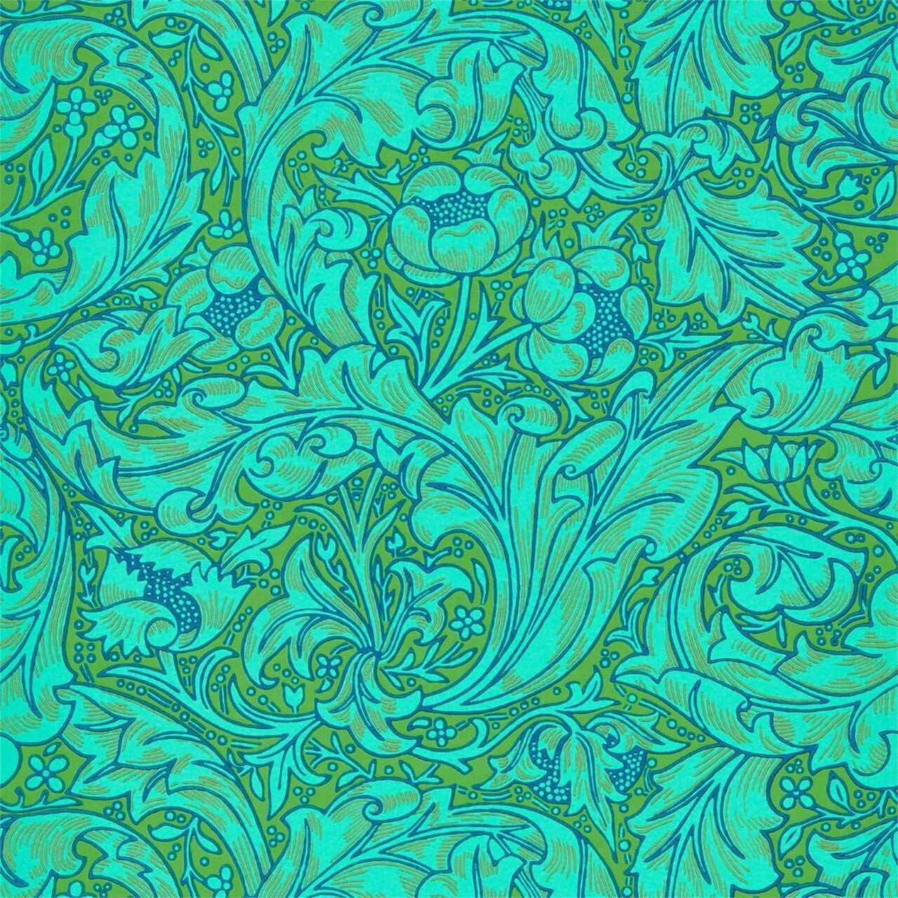 DBPW216959 Batchelors Button Queen Square Wallpaper By Morris & Co