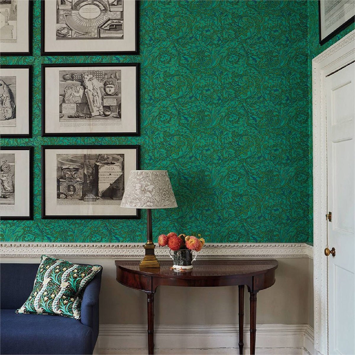 Batchelors Button Queen Square Wallpaper By Morris & Co