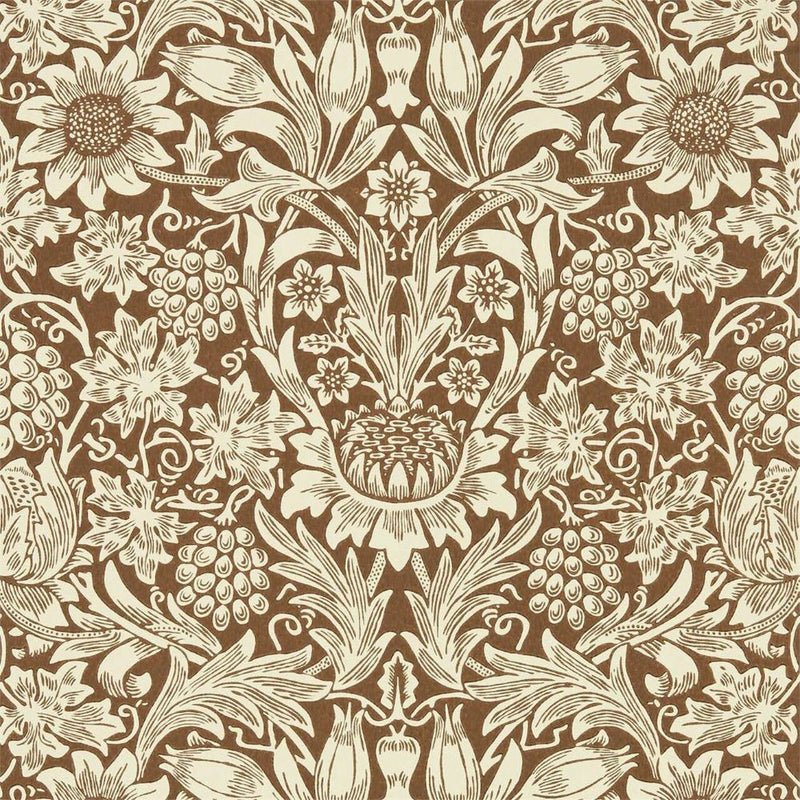 DBPW216961 Sunflower Queen Square Wallpaper By Morris & Co
