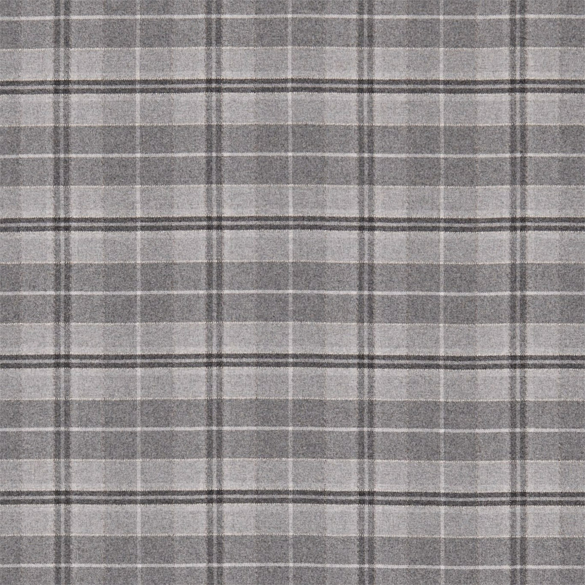 Milton Charcoal / Flint Highgrove by Sanderson Wools Fabric