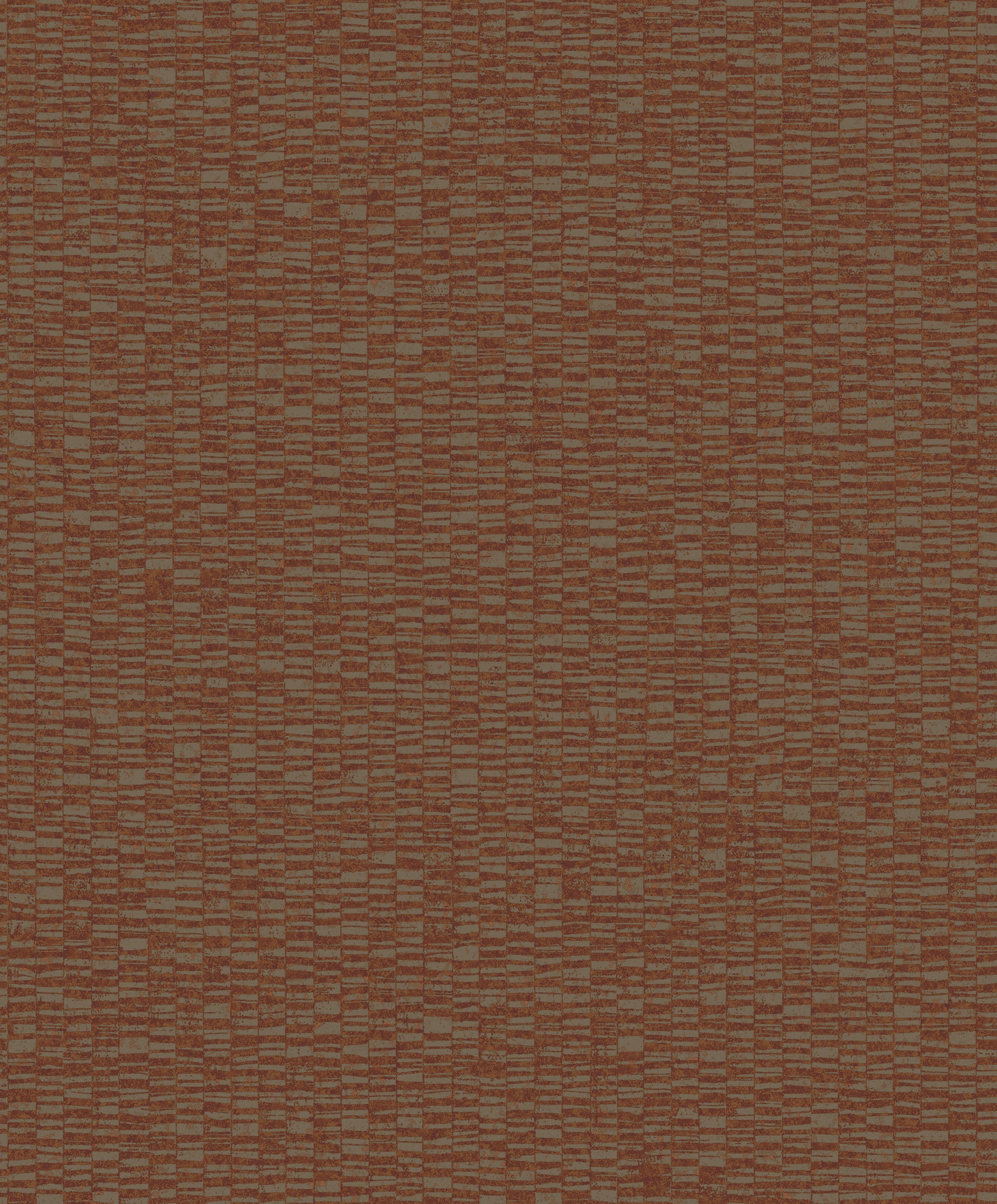 DC30031 Staggered Stripe Orange Wallpaper by Galerie