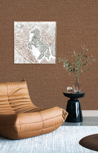 DC30031 Staggered Stripe Orange Wallpaper by Galerie