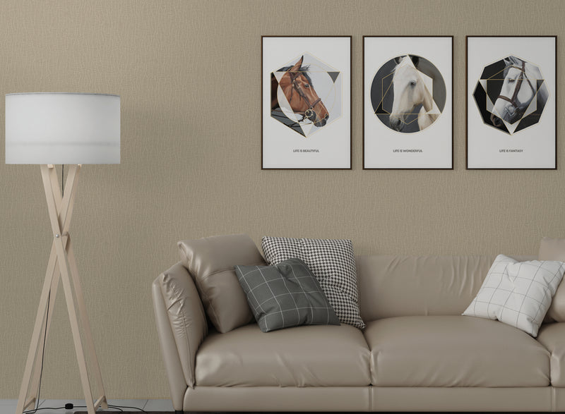 DC30043 Abstract Lines Beige Wallpaper by Galerie