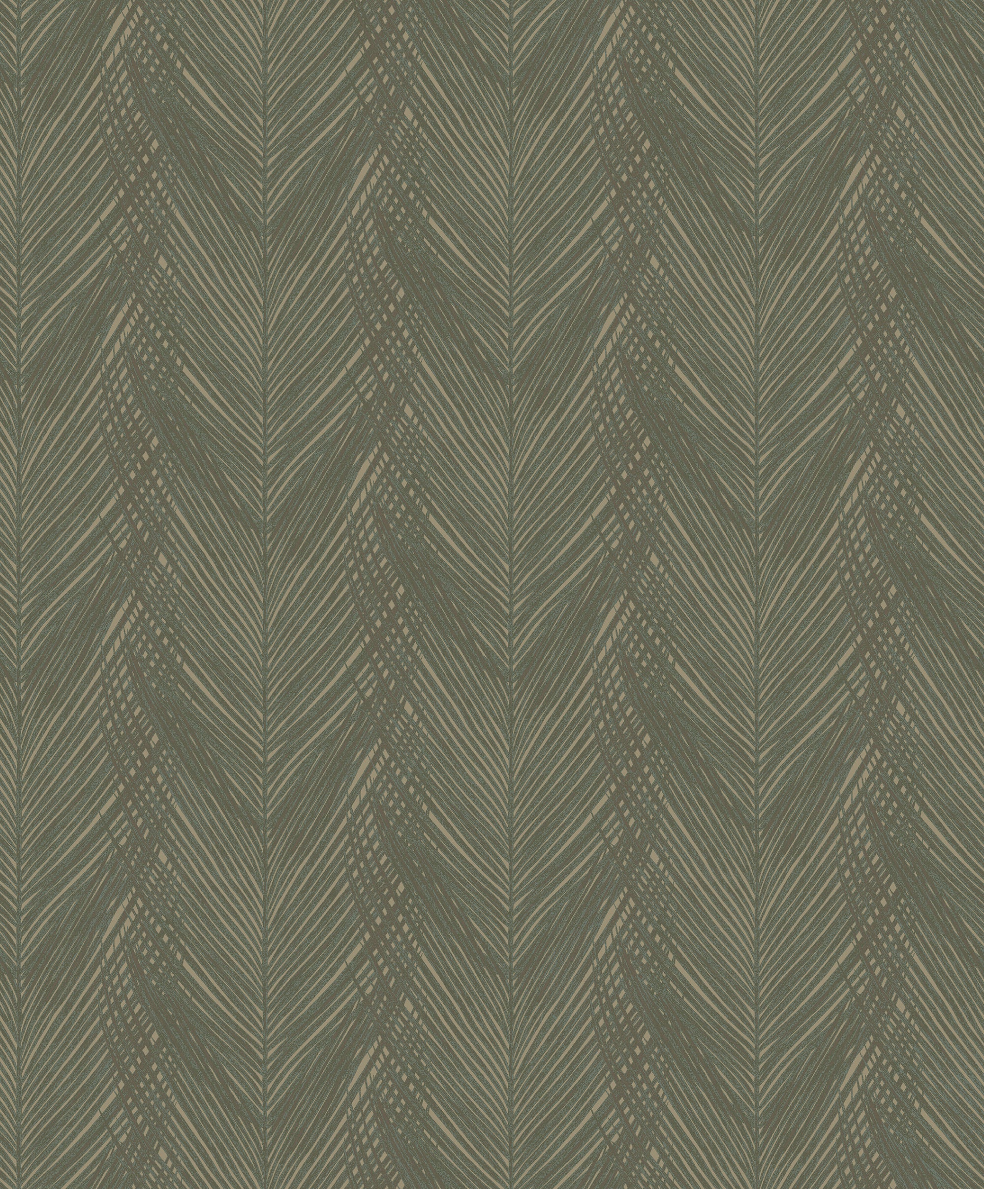 DC30093 Feather Print Green Wallpaper by Galerie