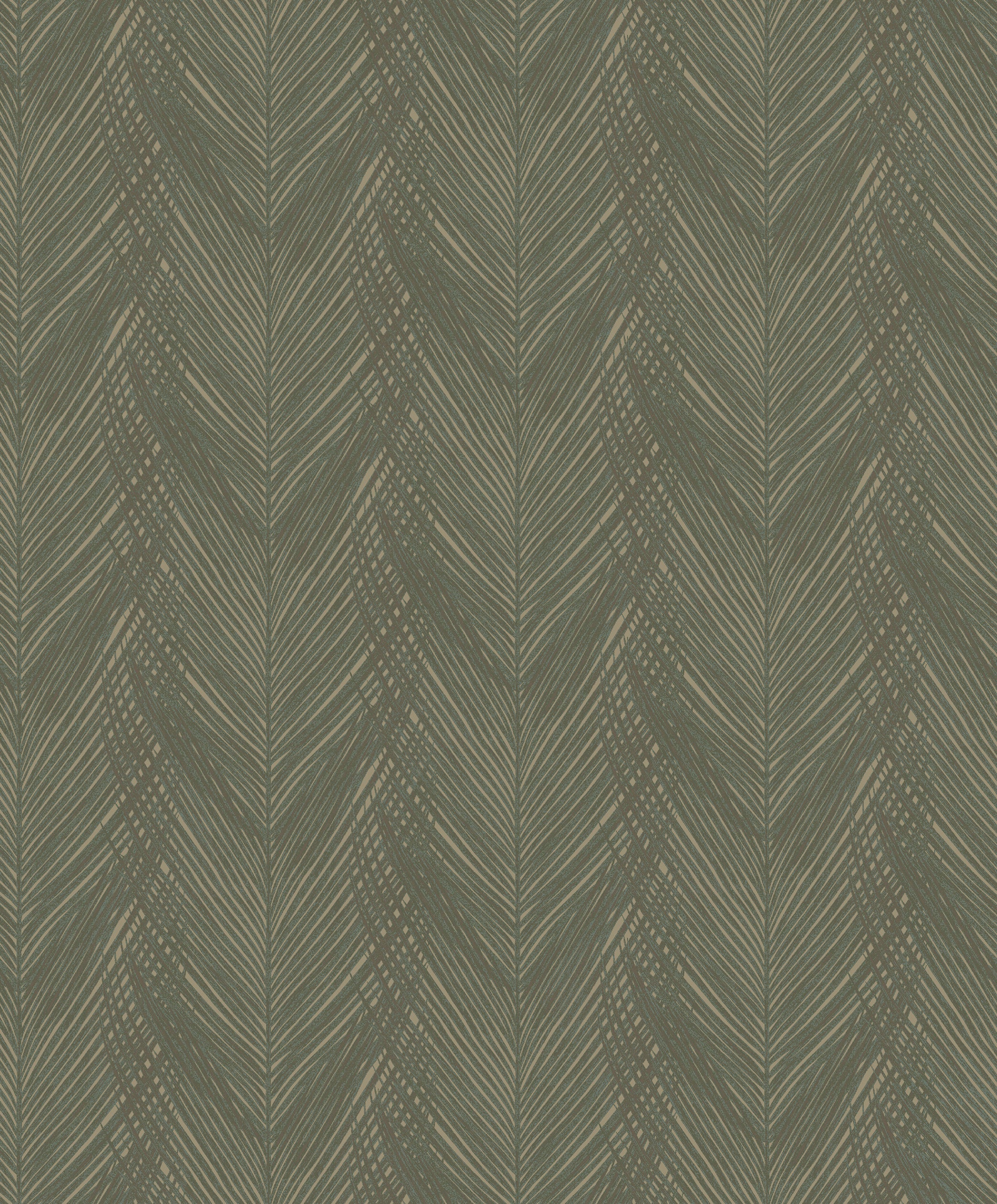 DC30093 Feather Print Green Wallpaper by Galerie