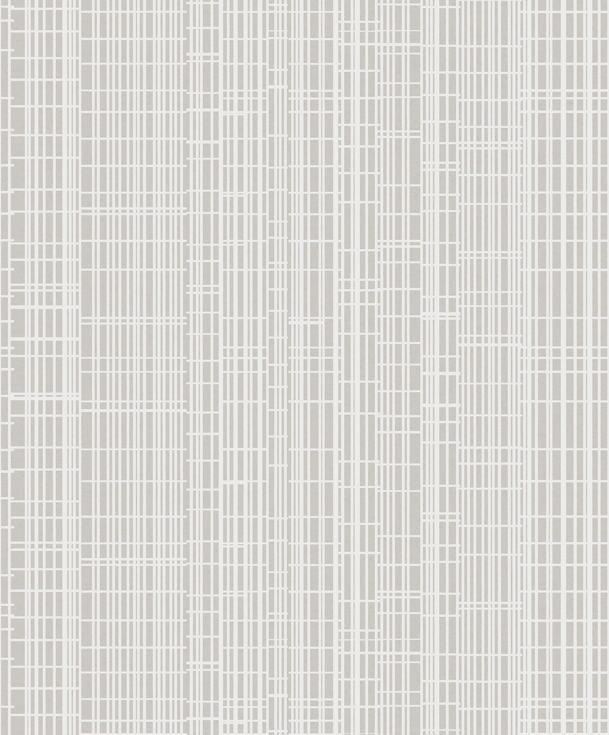 DC30173 Block Pattern Silver Grey Wallpaper by Galerie