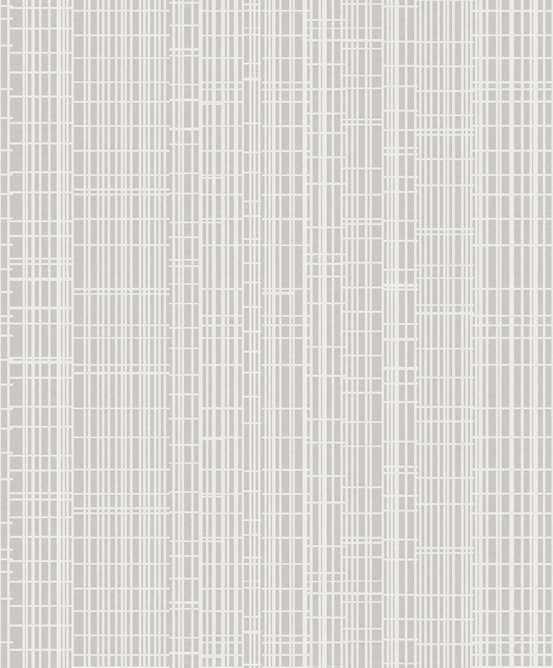 DC30173 Block Pattern Silver Grey Wallpaper by Galerie