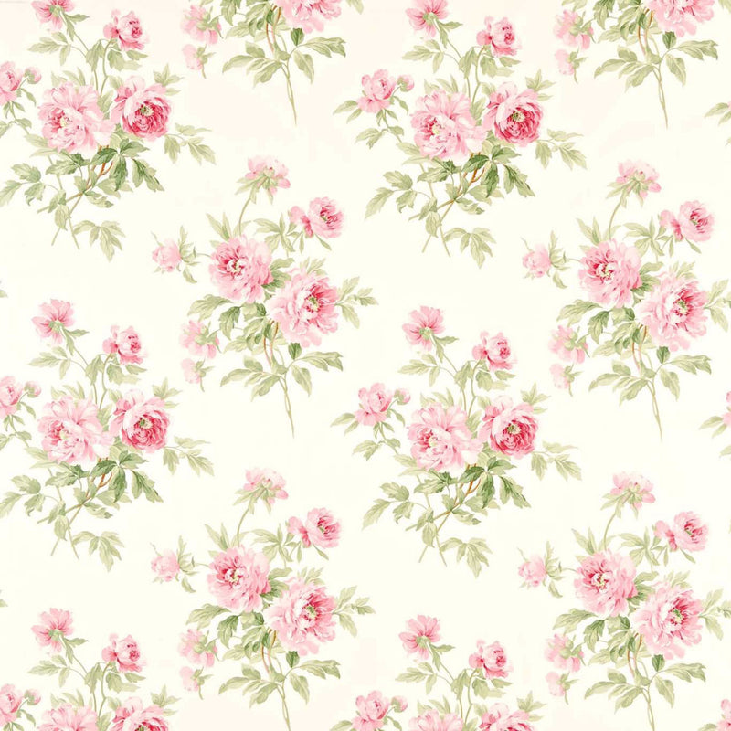 DCAVAD201 Adele One Sixty Rose/Cream Fabric by Sanderson