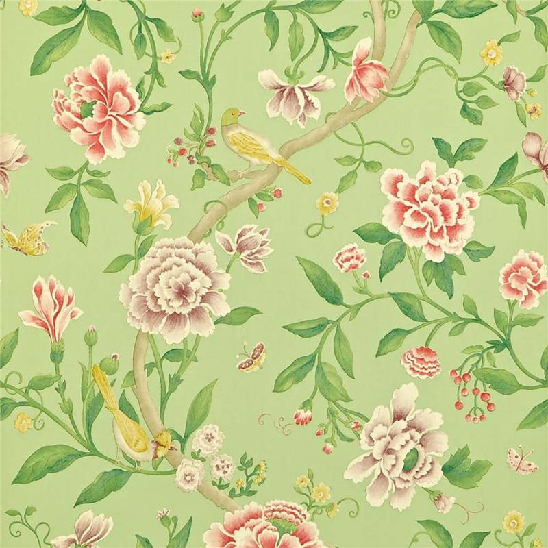 DCAVPO101 Porcelain Garden Caverley Wallpaper by Sanderson