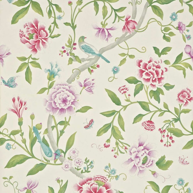DCAVPO106 Porcelain Garden Caverley Wallpaper by Sanderson