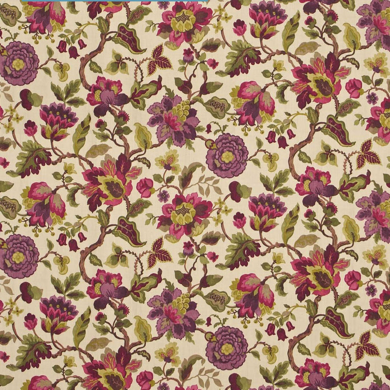 DCOUAM203 Amanpuri Country House Mulberry/Olive Fabric by Sanderson