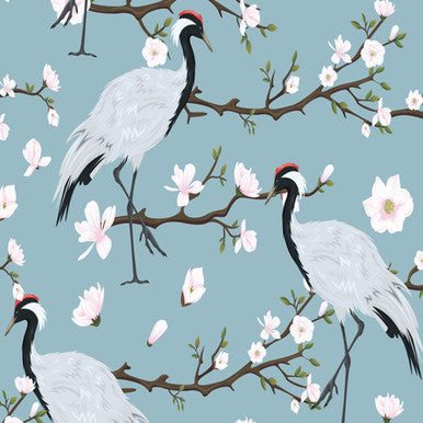 Japanese Cranes Designwalls Wallpaper by A S Creation
