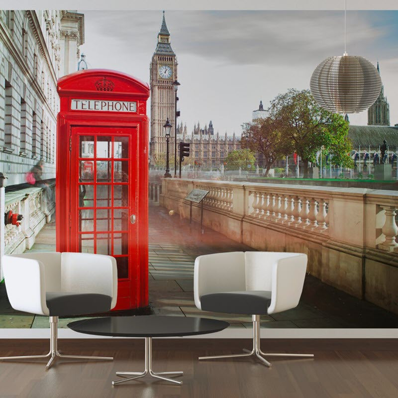 DD118686 Phone Booth Designwalls Wallpaper by A S Creation