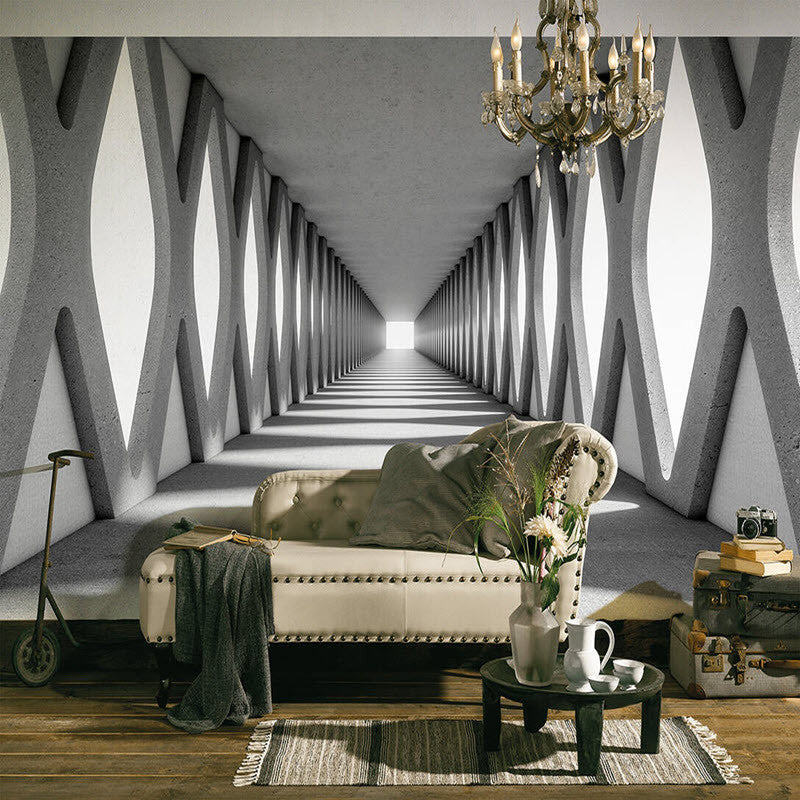 DD118744 Grey Aisle Designwalls Wallpaper by A S Creation