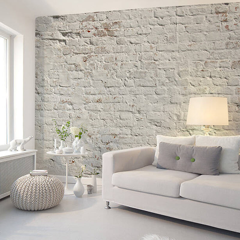 DD118785 Brick White Designwalls Wallpaper by A S Creation