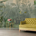 DD120244 Green Jungle Parrot Havana Mural by Galerie