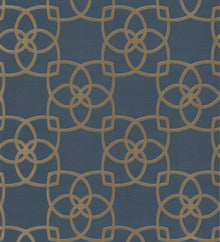 DD3711 Serendipity Navy Dazzling Dimensions Wallpaper by York Wallcoverings