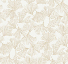 DD3741 Gingko Toss Gold Dazzling Dimensions Wallpaper by York Wallcoverings