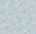DD3743 Gingko Toss Blue Dazzling Dimensions Wallpaper by York Wallcoverings
