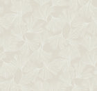 DD3744 Gingko Toss Cream Dazzling Dimensions Wallpaper by York Wallcoverings