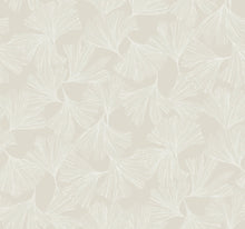 DD3744 Gingko Toss Cream Dazzling Dimensions Wallpaper by York Wallcoverings