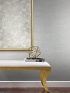 DD3745 Gingko Toss Green Dazzling Dimensions Wallpaper by York Wallcoverings