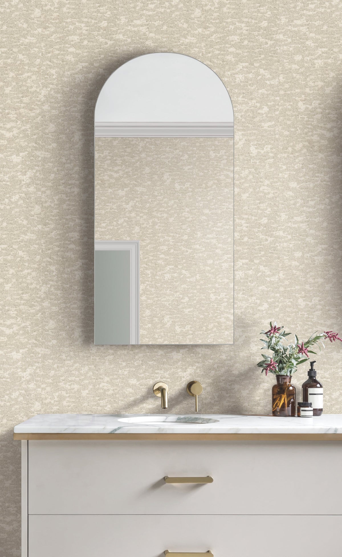 DD3754 Weathered Cypress White Dazzling Dimensions Wallpaper by York Wallcoverings