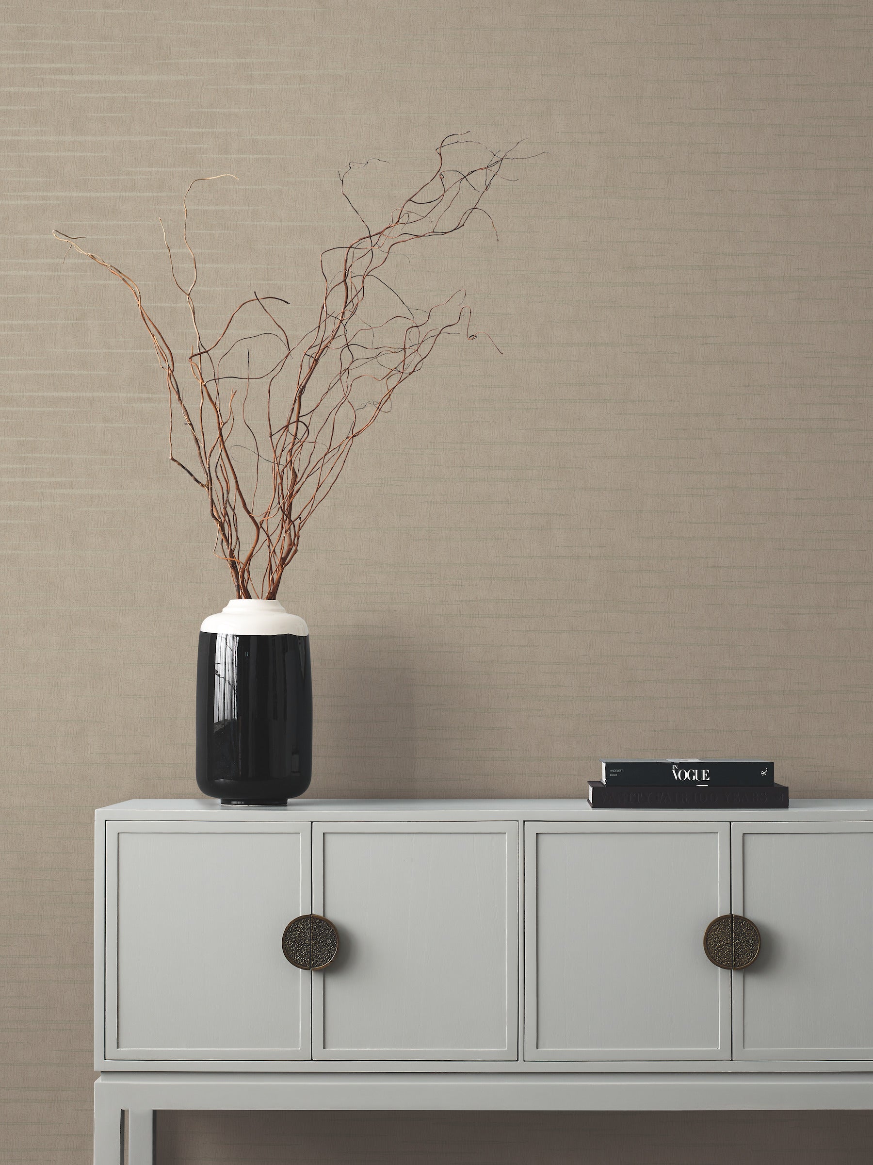 DD3761 Tiger's Eye Taupe Dazzling Dimensions Wallpaper by York Wallcoverings