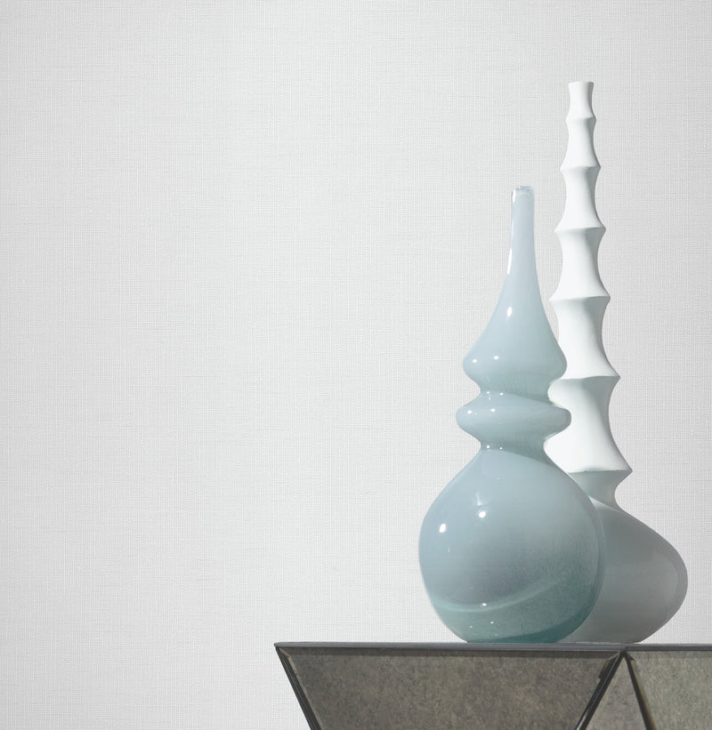 DD3771 Gossamer Woven White Dazzling Dimensions Wallpaper by York Wallcoverings