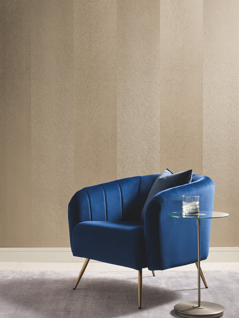 DD3783 Etched Chevron Gold Dazzling Dimensions Wallpaper by York Wallcoverings